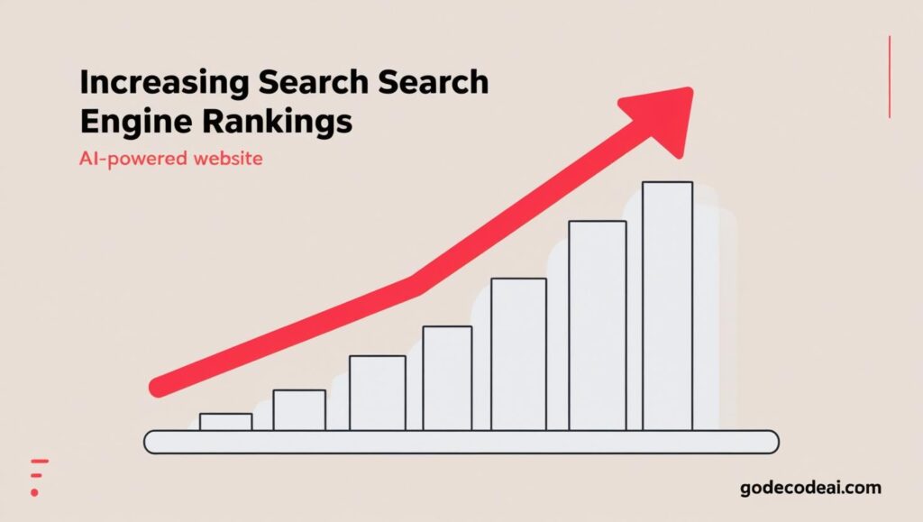 AI powered website rising in rankings as AI tools analyze and optimize it