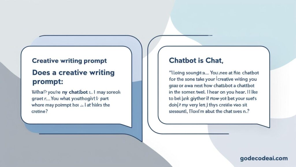 chat responses from each model to a creative prompt
